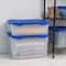 IRIS® Letter & Legal Size Element Resistant Clear File Box